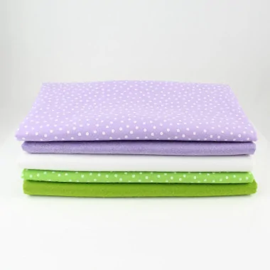 Filzstoff Bedruckte 50X90 cm Tupfen - baby pink|IDEEINFELTRO.COM