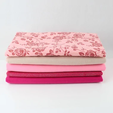 Filzstoff Mix - Flores Gelb Sparset 5 Rollen|IDEEINFELTRO.COM