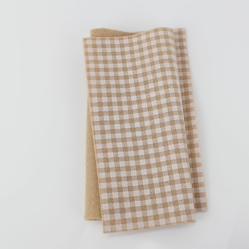Fetru Moale Imprimat 20X30 cm Pătrate - Dove Grey