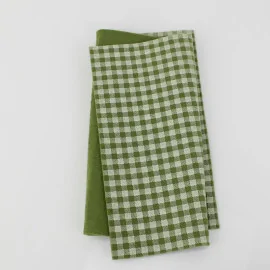 Pannolenci stampato 20x30 cm quadretti - verde salvia|IDEEINFELTRO.COM