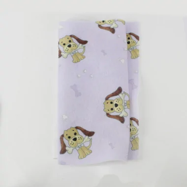 Pannolenci Stampato 20X30 Cm Cagnolini - Lilla