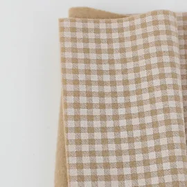 Soft Felt Printed 50X90 cm Checkered - Beige