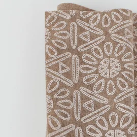 Pannolenci stampato 50x90 cm azteca - tortora|IDEEINFELTRO.COM