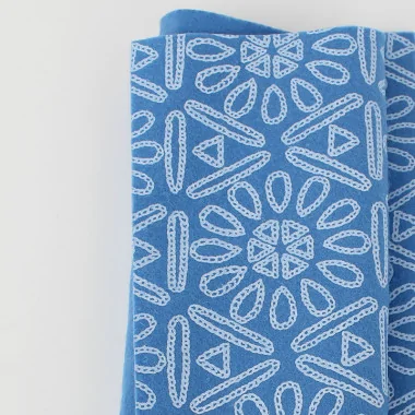 Pannolenci Stampato 50X90 Cm Azteca - Azzurro