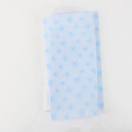 Filzstoff Bedruckte Schleifen 20X30 cm - Hellblau