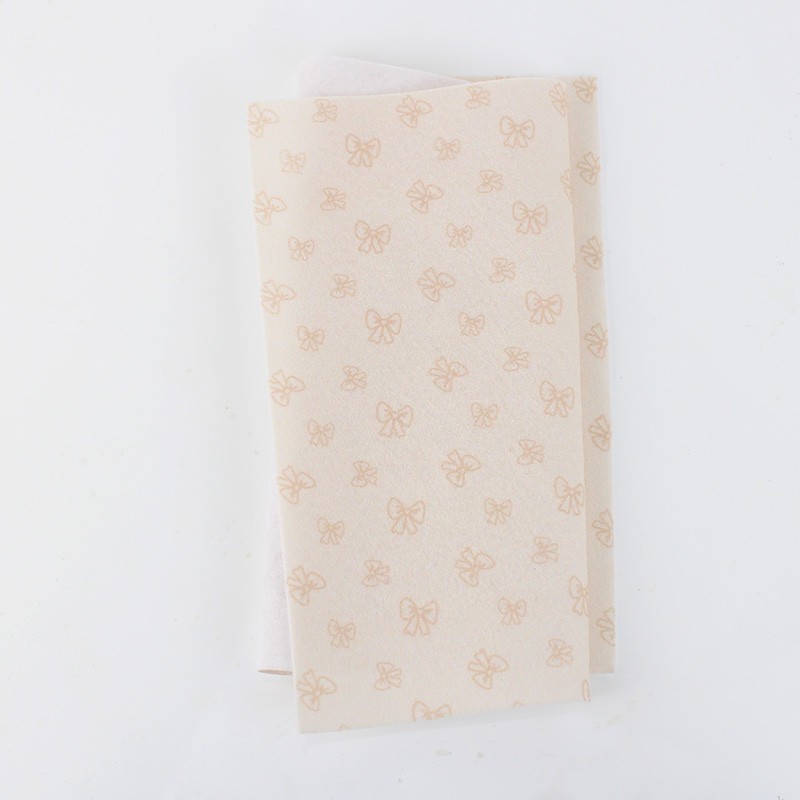 Dun Vilt Bedrukte 20X30 cm Strikken - Licht Beige