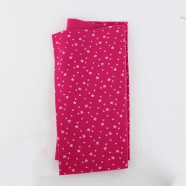 Pannolenci stampato 20x30 cm stelline - fucsia|IDEEINFELTRO.COM
