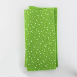Dun Vilt Bedrukt 20X30 cm sterren - appelgroen