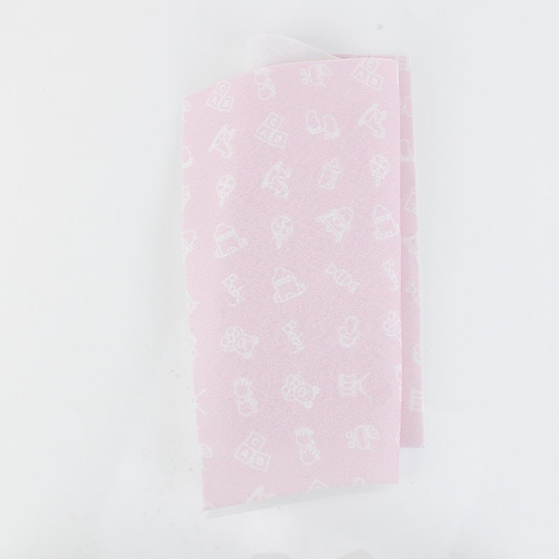 Bastelfilz Geburtsdruck 20x30 cm - Rosa