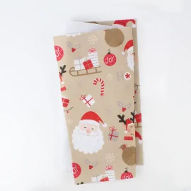 Fieltro fino lámina navidad 20x30 cm Joy of Christmas - beige