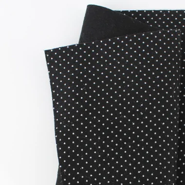 Online kaufen Filzstoff Print Mini Polka Dots 50X90 cm 1Mm Schwarz