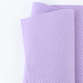 Acheter En Ligne tissu feutrine Imprimer Mini Pois 50X90 cm 1Mm Lilas