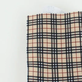 Fetru moale imprimat 50x90 cm scottish - bej