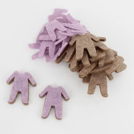 Sparset 40 Strampler in bastelfilz und Filzstoff|IDEEINFELTRO.COM