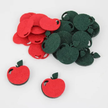 Vente en ligne de formes de pommes feutrine et tissu feutrine