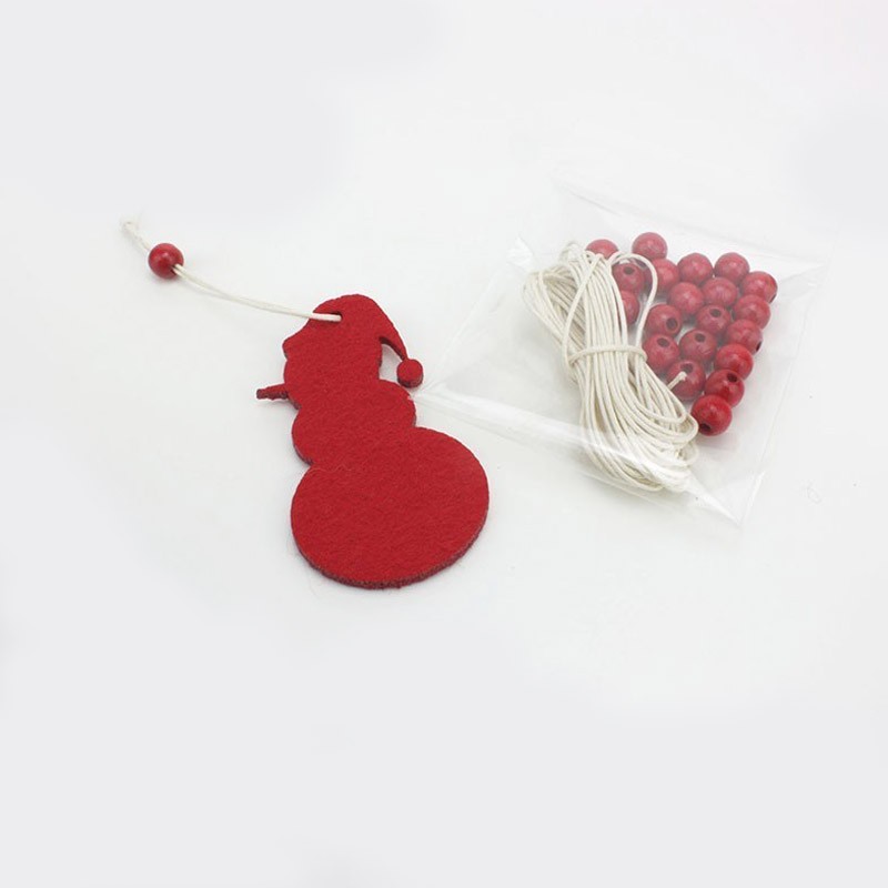 Online sale of 15 Christmas decorations - snowman - in felt to assemble