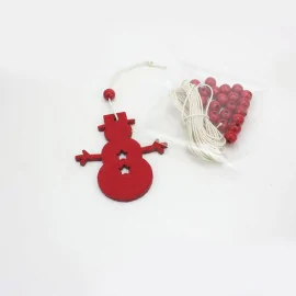 15 Decorazoni natalizie - pupazzo di neve - in feltro da assemblare|IDEEINFELTRO.COM