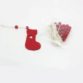 Vente en ligne 15 décorations de Noël - bas de Noël - en feutrine à assembler