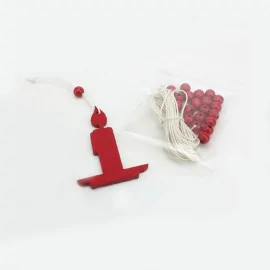 Vente en ligne 15 décorations de Noël - bougie - en feutrine à assembler