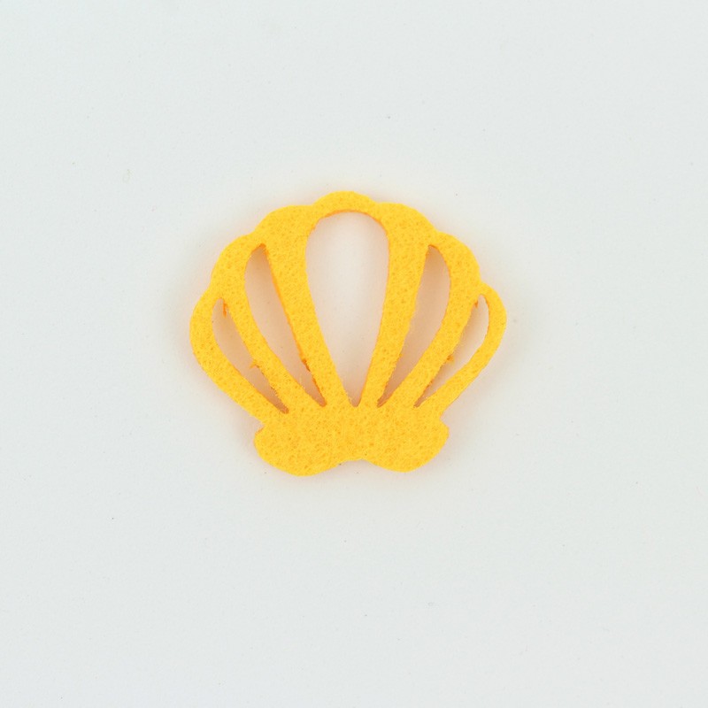Decorazione in feltro o pannolenci personalizzata - conchiglia|IDEEINFELTRO.COM