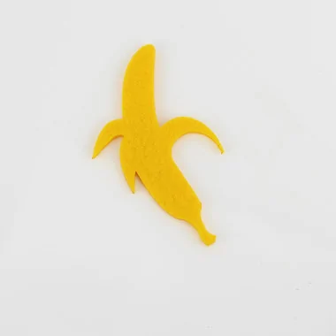 Décoration Personnalisée feutrine Ou tissu feutrine - Banane