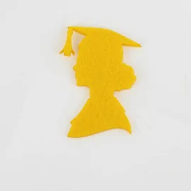 Gepersonaliseerde Vilt of Dun Vilt decoratie - Graduanda