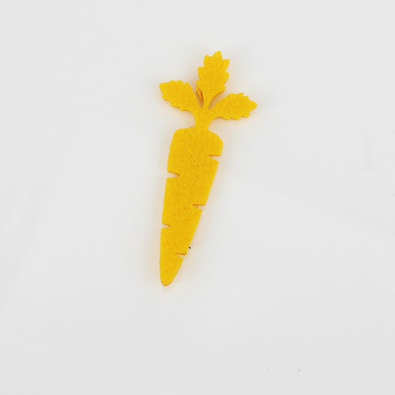 Décoration Personnalisée feutrine Or tissu feutrine - Carotte