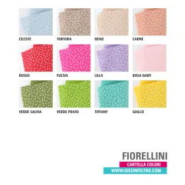 Farfalla in pannolenci - stampa fiorellini|IDEEINFELTRO.COM