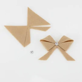 Sale On Line Kit 6 Bows In soft felt Solid Color To Assemble