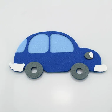 Ruban feutrine bleu clair - Dim. 2 cm x 150 cm|IDEEINFELTRO.COM
