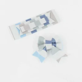 Savings Kit 6 Bows In Filzstoff Modell 7 - Druckbänder zum Zusammenbauen
