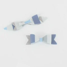 Kit d’économie 12 noeuds en tissu feutrine modèle 5 - Bandes d’impression à assembler