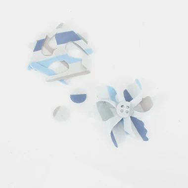 Spaarset 5 Pinwheels In Dun Vilt Model 8 - Fascia Printing