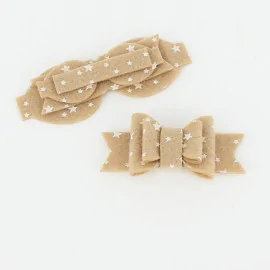 Savings Kit 6 Bows In soft felt Model 10 - Print Stars To Assemble