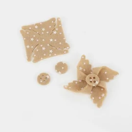 Kit de economii 12 pini în fetru moale Model 2 - Stars Print