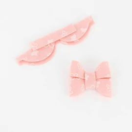 Sparset 10 Bows In Filzstoff Modell 16 - Schmetterlingsdruck zum Zusammenbauen