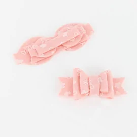 6 Fiocchetti in pannolenci mod. 10 - stampa farfalle da assemblare|IDEEINFELTRO.COM