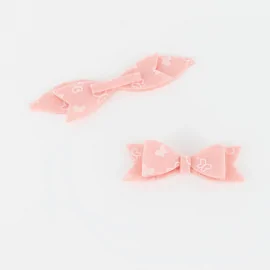 Kit d’épargne 12 noeuds en tissu feutrine modèle 5 - Impression papillon à assembler