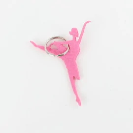 15 3Mm bastelfilz Schlüsselanhänger - Ballerina|IDEEINFELTRO.COM
