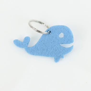 Online verkoop 15 walvis Vilt sleutelhangers