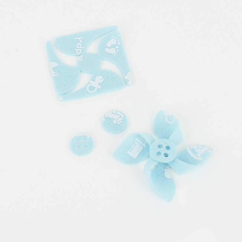 Kit de economii 12 pini în fetru moale Model 7 - Birth Print
