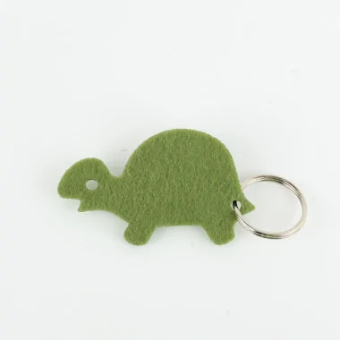 Online verkoop 15 Turtle Vilt sleutelhangers