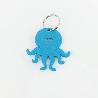 On Line Sale 15 Octopus felt Keychains