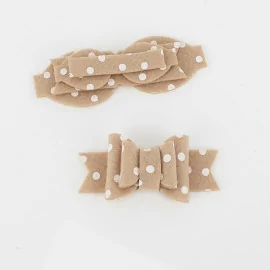 6 Fiocchetti in pannolenci mod. 10 - stampa pois da assemblare|IDEEINFELTRO.COM