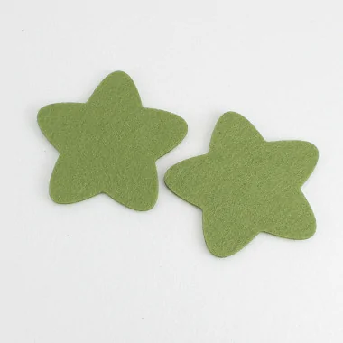 2 Coasters In felt Model 16 - Customizable