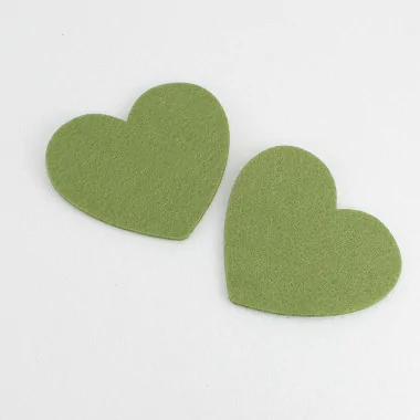 2 posavasos en fieltro modelo 15 - Personalizables