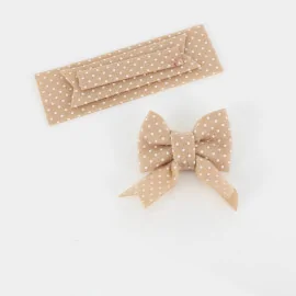Kit de economii 6 arcuri în fetru moale Model 7 - Mini Polka Dot Print pentru asamblare
