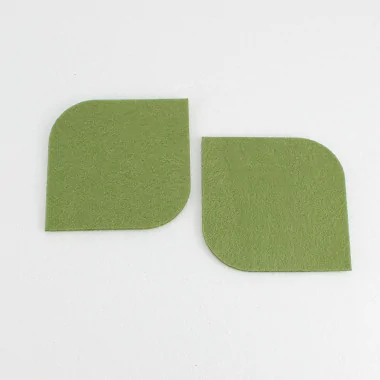 2 posavasos en fieltro Model 3 - Personalizables