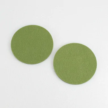 2 Coasters In felt Model 1 - Customizable