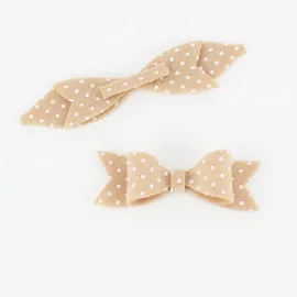 Kit de economii 12 arcuri în fetru moale Model 5 - Mini Polka Dot Print pentru asamblare